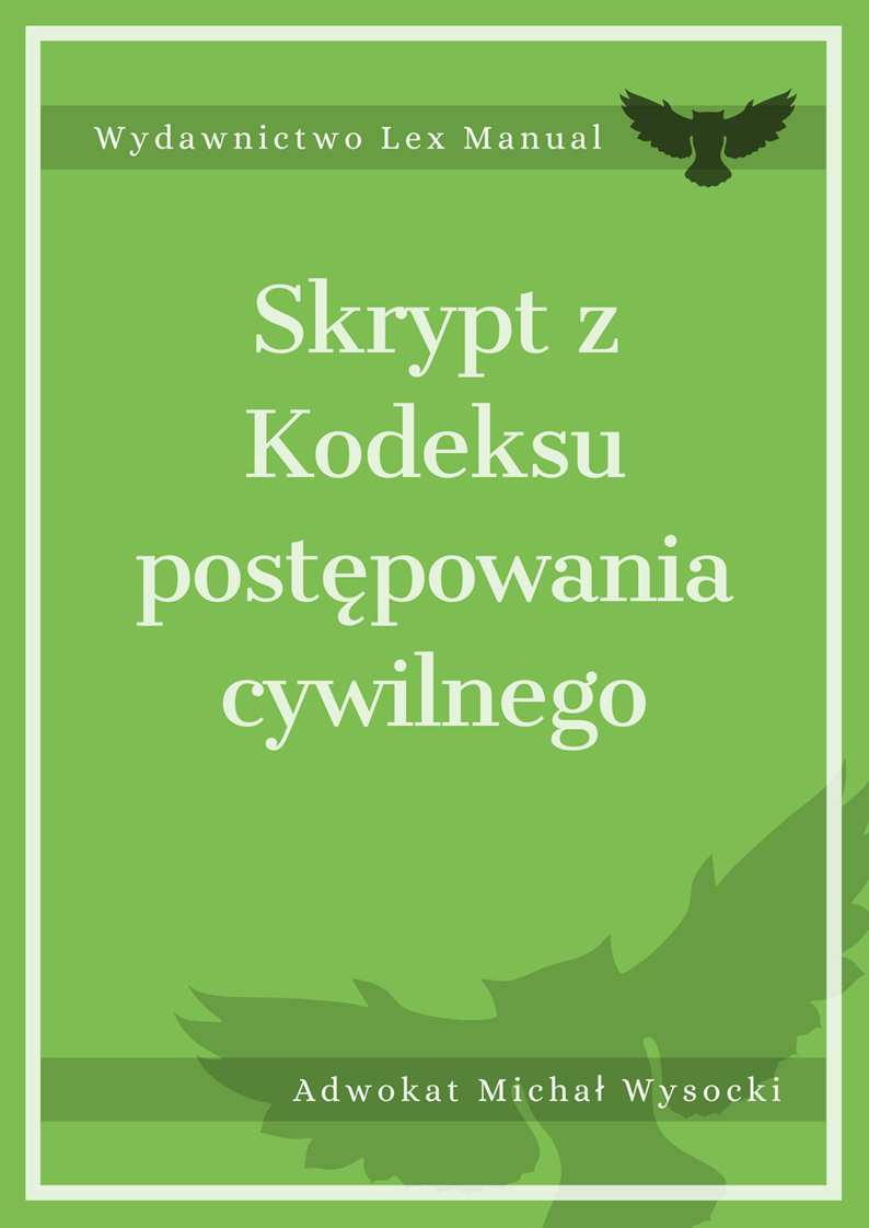 Skrypt z Kodeksu postępowania cywilnego